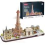 Cubic Fun - Puzzle 3D Led Paris 115 Piese Cubic Fun - 1
